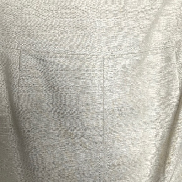 J.crew linen blend inverted front pleat skirt - Picture 4 of 5